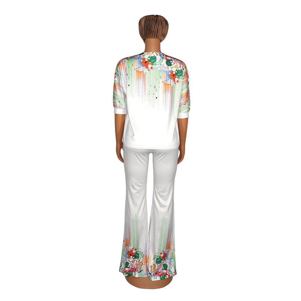 African Fashion Women's Suit Digital Printing