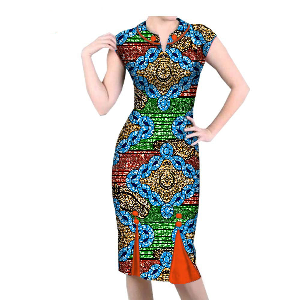 African Spring Casual Dress 1825001