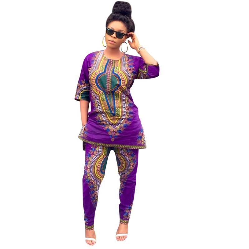 African Print Half Sleeve Jumpsuit