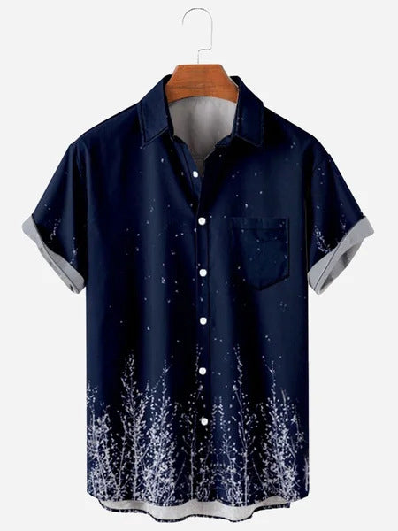 Casual Independent Station Hot Sale Men's Vacation Seaside Shirt