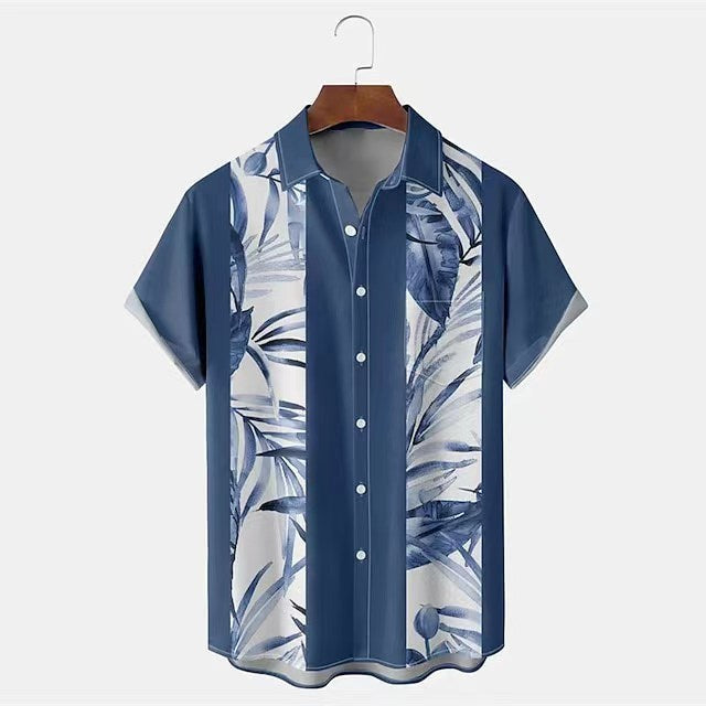 Casual 3D Digital Printing Shirt Men